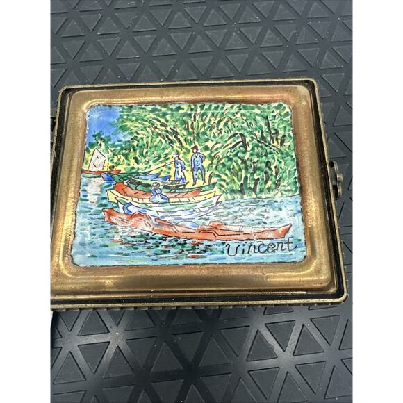 Kelvin Chen Trinket Box “Vincent” Art Number 477 EUC - Picture 6 of 8